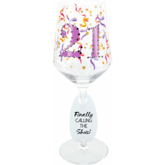 Image sur 21st - 17oz  GEMSTONE WINE GLASS