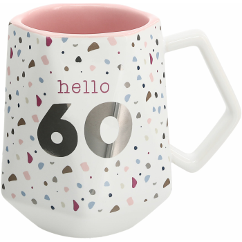 Image de 60th - HELLO 60 GEOMETRIC MUG