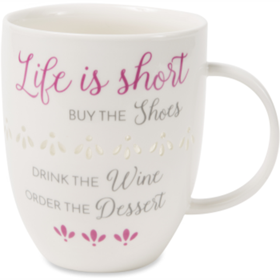 Image sur GIFTLINE - 24oz MUG - LIFE IS SHORT