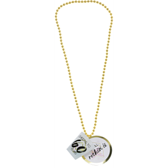 Image sur WEARABLES - 60th SHOT GLASS BEAD NECKLACE