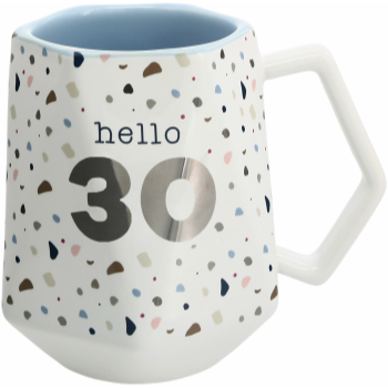 Image de 30th - HELLO 30 GEOMETRIC MUG