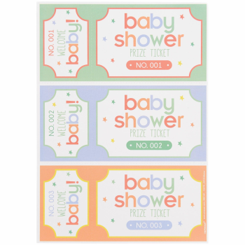 Picture of DECOR - BABY SHOWER PRIZE TICKETS