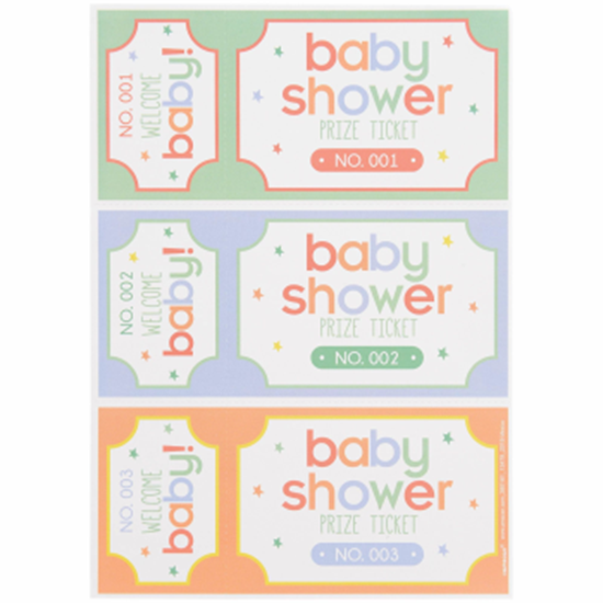 Picture of DECOR - BABY SHOWER PRIZE TICKETS