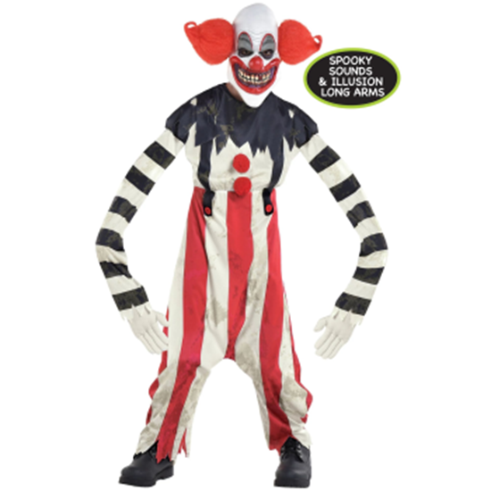 Picture of ILLUSION LONG ARM CREEPY CLOWN - KIDS MEDIUM