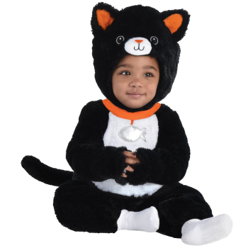 Image de BLACK CUDDLY CAT - TODDLER ( 6-12 )