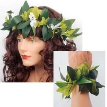 Picture of MAILLE LEAF HEADBAND/WRISTBAND SET