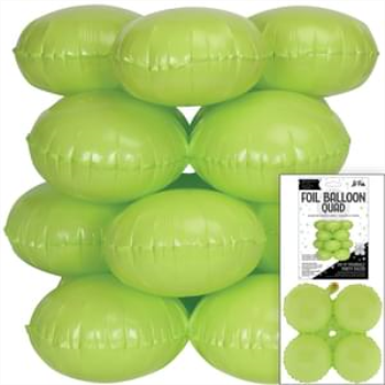 Image de 17" MACARON LIME GREEN QUAD - 4CT