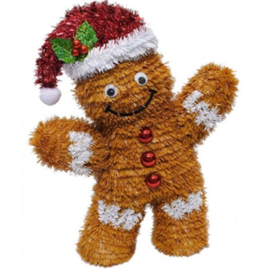 Image sur DECOR - 3D GINGERBREAD TINSEL DECORATION