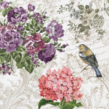 Image de FLOWERS & BIRD - LUNCHEON NAPKINS