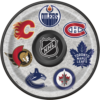 Image de NHL  - 9" ROUND PLATES