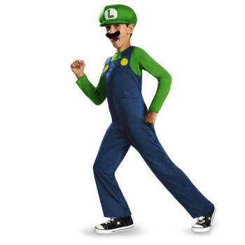 Picture of LUIGI COSTUME - KIDS MEDIUM (7-8)