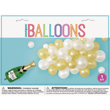 Picture of BALLOON CASCADE KIT - CHAMPAGNE BALLOON