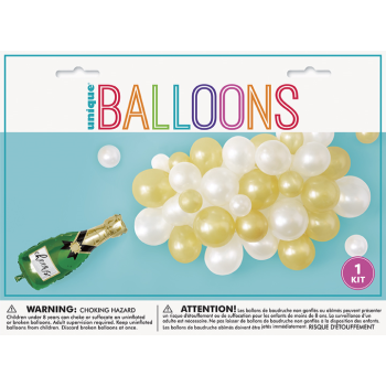 Image de BALLOON CASCADE KIT - CHAMPAGNE BALLOON