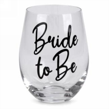 Image de GIFTLINE - BRIDE TO BE STEMLESS WINE GLASS