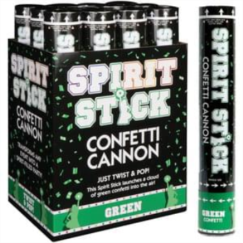 Image de CONFETTI CANNON - GREEN - 12" (BIODEGRADABLE)