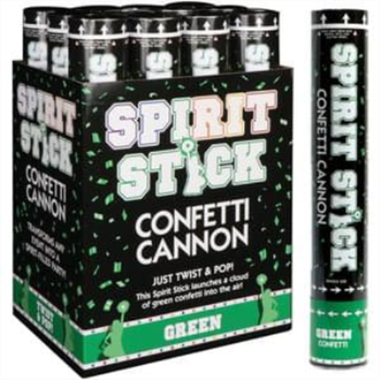 Picture of CONFETTI CANNON - GREEN - 12" (BIODEGRADABLE)