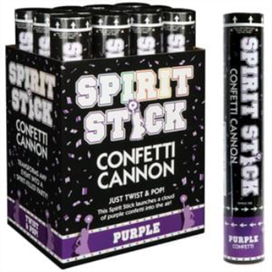 Picture of CONFETTI CANNON - PURPLE - 12" (BIODEGRADABLE)