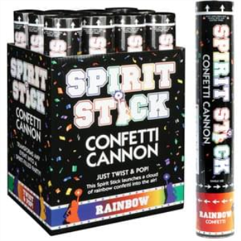 Picture of CONFETTI CANNON - RAINBOW - 12" (BIODEGRADABLE)