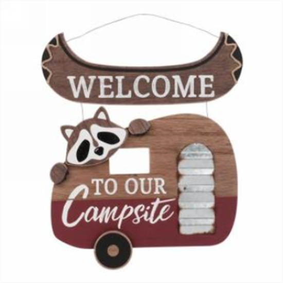 Image sur GIFTLINE - WELCOME TO OUR CAMPSITE SIGN