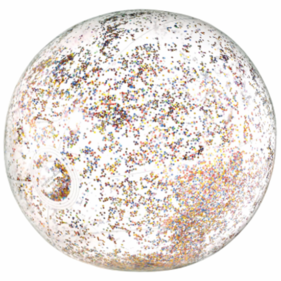 Image sur SPARKLE INFLATABLE BALL WITH GLITTER