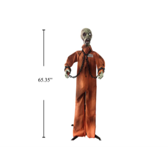 Image sur 65" ANIMATED STANDING PRISONER GHOUL