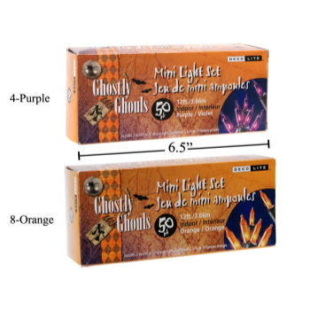 Image de MINI INDOOR LIGHTS - ORANGE OR PURPLE