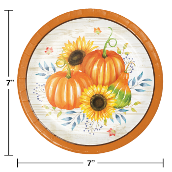 Picture of TABLEWARE - HARVEST TRUCK 7" PLATES