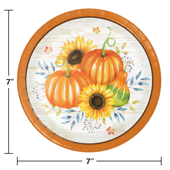 Image de TABLEWARE - HARVEST TRUCK 7" PLATES