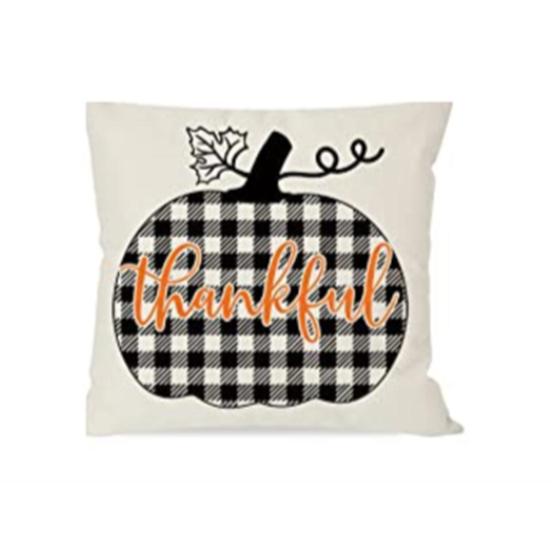 Image sur DECOR -  PILLOW - HARVEST THANKFUL PUMPKIN