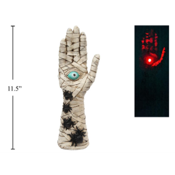 Picture of 11" LIGHT UP MUMMY STANDING HAND