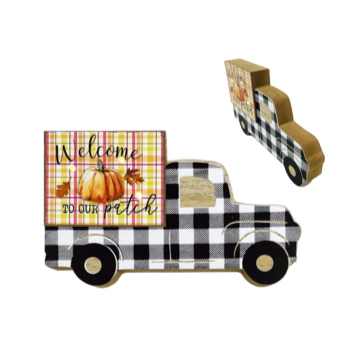 Image de DECOR - HARVEST TRUCK TABLE CENTER PIECE