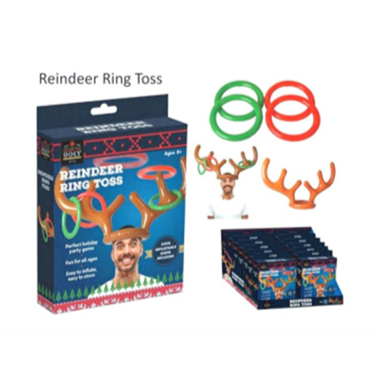 Image sur INFLATABLE REINDEER RING TOSS GAME