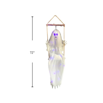 Image de 72" LADY ON THE SWING HANGING DECORATION