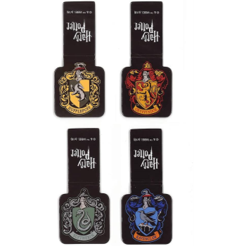 Image de HARRY POTTER 4 BOOKMARK SET - HOUSES