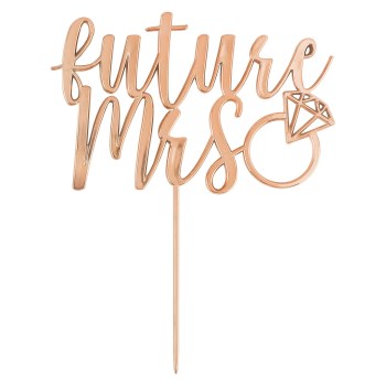 Image de FUTURE MRS ROSE GOLD CAKE TOPPER