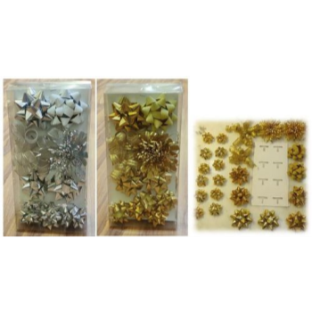 Image de RIBBON AND BOW KIT - SILVER AND GOLD