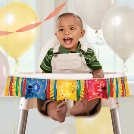 Image sur EVERYDAY SESAME STREET - HIGHCHAIR DECORATION KIT