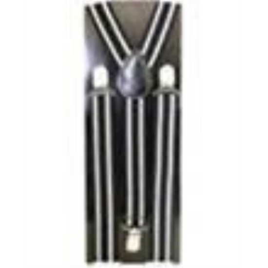 Image sur SUSPENDER BLACK AND WHITE STRIPES