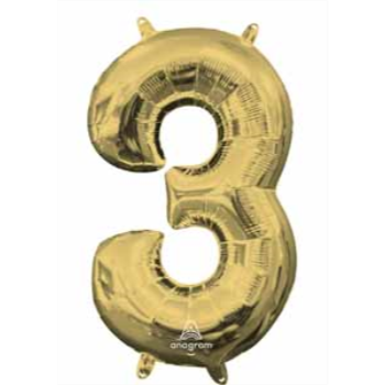 Image de MINI SHAPE NUMBER 3 - WHITE GOLD