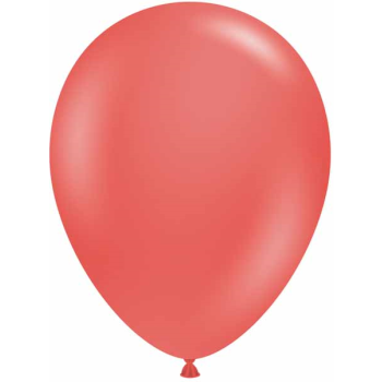 Image de 11" ALOHA PINK CORAL LATEX BALLOONS - TUFTEK