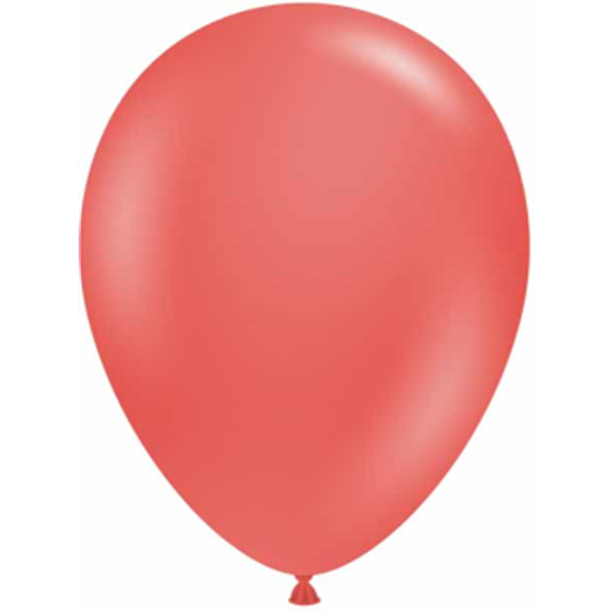 Image sur 11" ALOHA PINK CORAL LATEX BALLOONS - TUFTEK