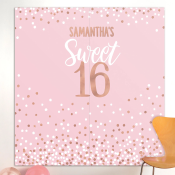 Image de 16th  - SWEET SIXTEEN CUSTOMIZABLE BACKDROP