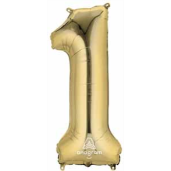 Image de 34'' NUMBER 1 SUPERSHAPE - WHITE GOLD