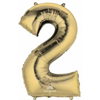 Image de 34'' NUMBER 2 SUPERSHAPE - WHITE GOLD