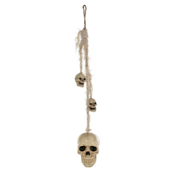 Picture of 23" SKULLS HANGING ON ROPE