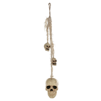 Image de 23" SKULLS HANGING ON ROPE