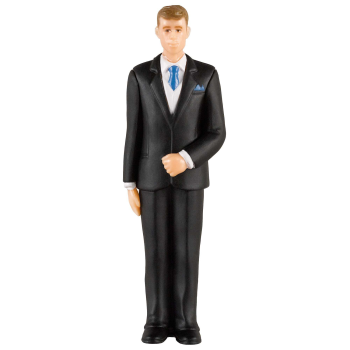 Picture of CAUCASIAN GROOM CAKE TOPPER