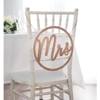 Picture of MRS CHAIR SIGN - MDF