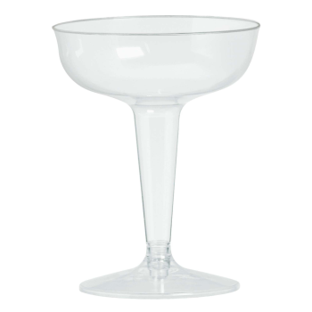 Picture of COCKTAIL - CLEAR - PLASTIC CHAMPAGNE GLASSES