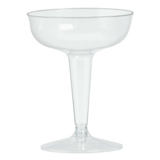 Image sur COCKTAIL - CLEAR - PLASTIC CHAMPAGNE GLASSES